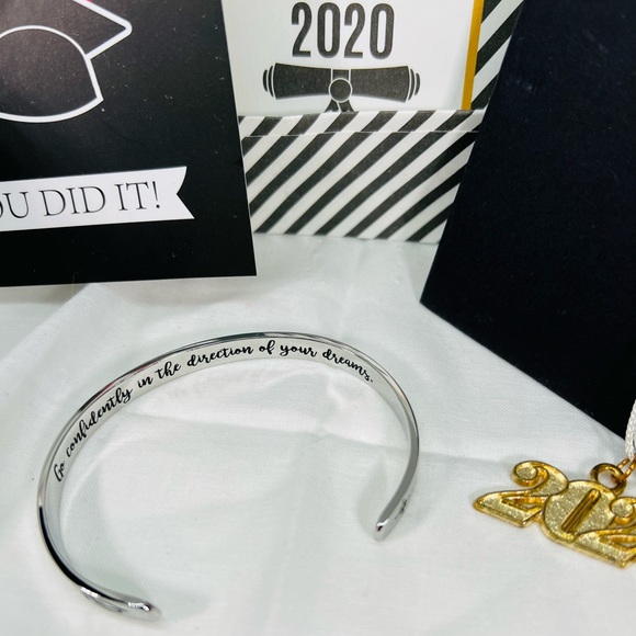 Titanium Stainless Steel Better Late Than Never 2020 Congrats Grad Gift Set - Picture 4 of 7